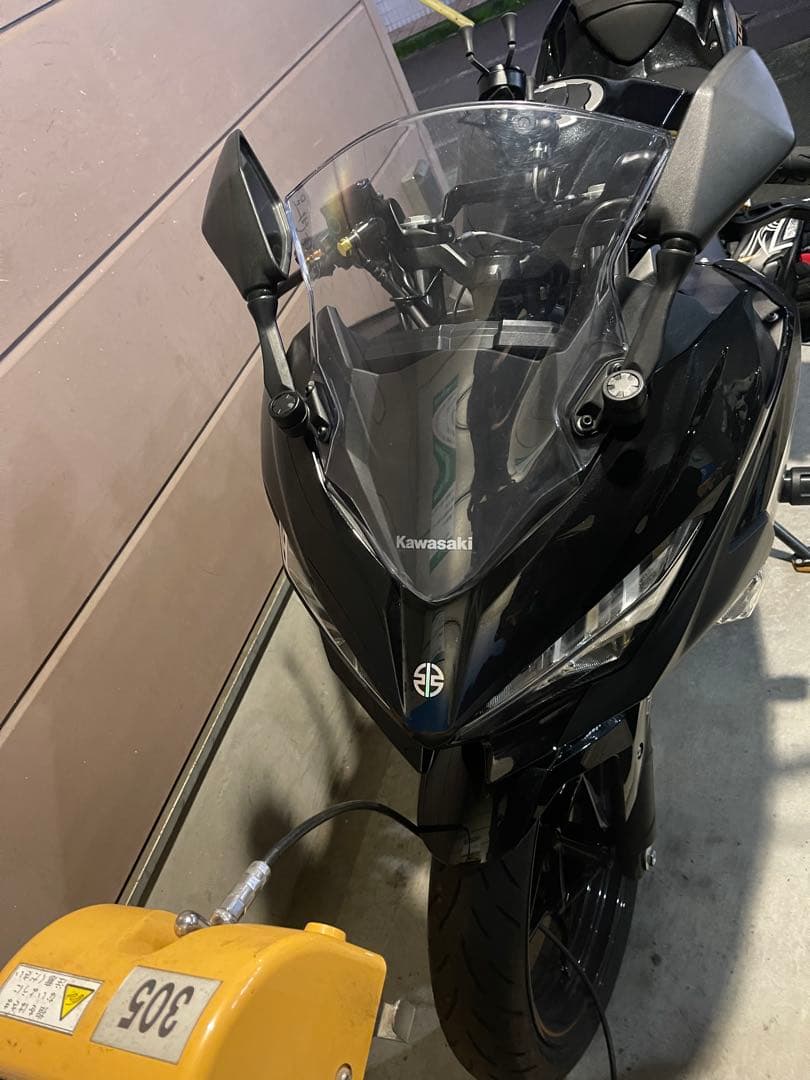 NINJA 2020年式 ショートミラー ダイヤモンド型 左右セット