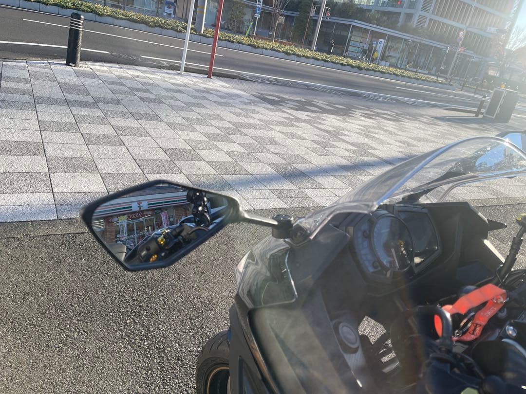 NINJA 2020年式 ショートミラー ダイヤモンド型 左右セット