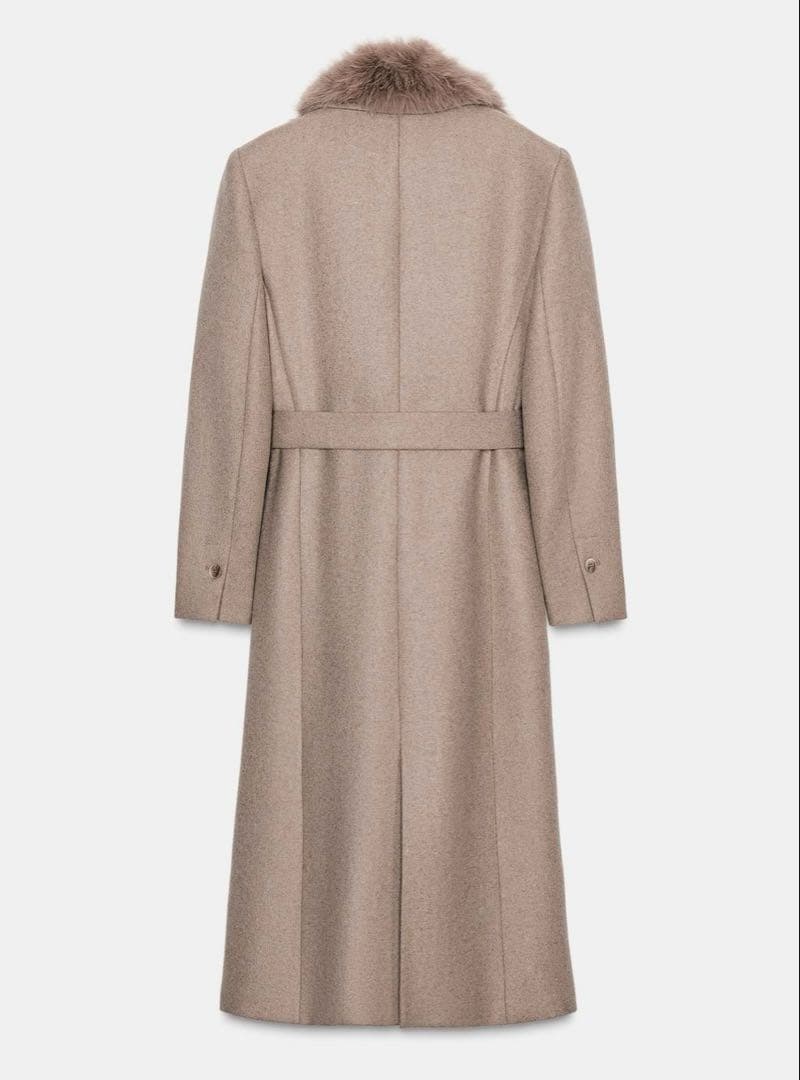 ZARA フェイクファーコート