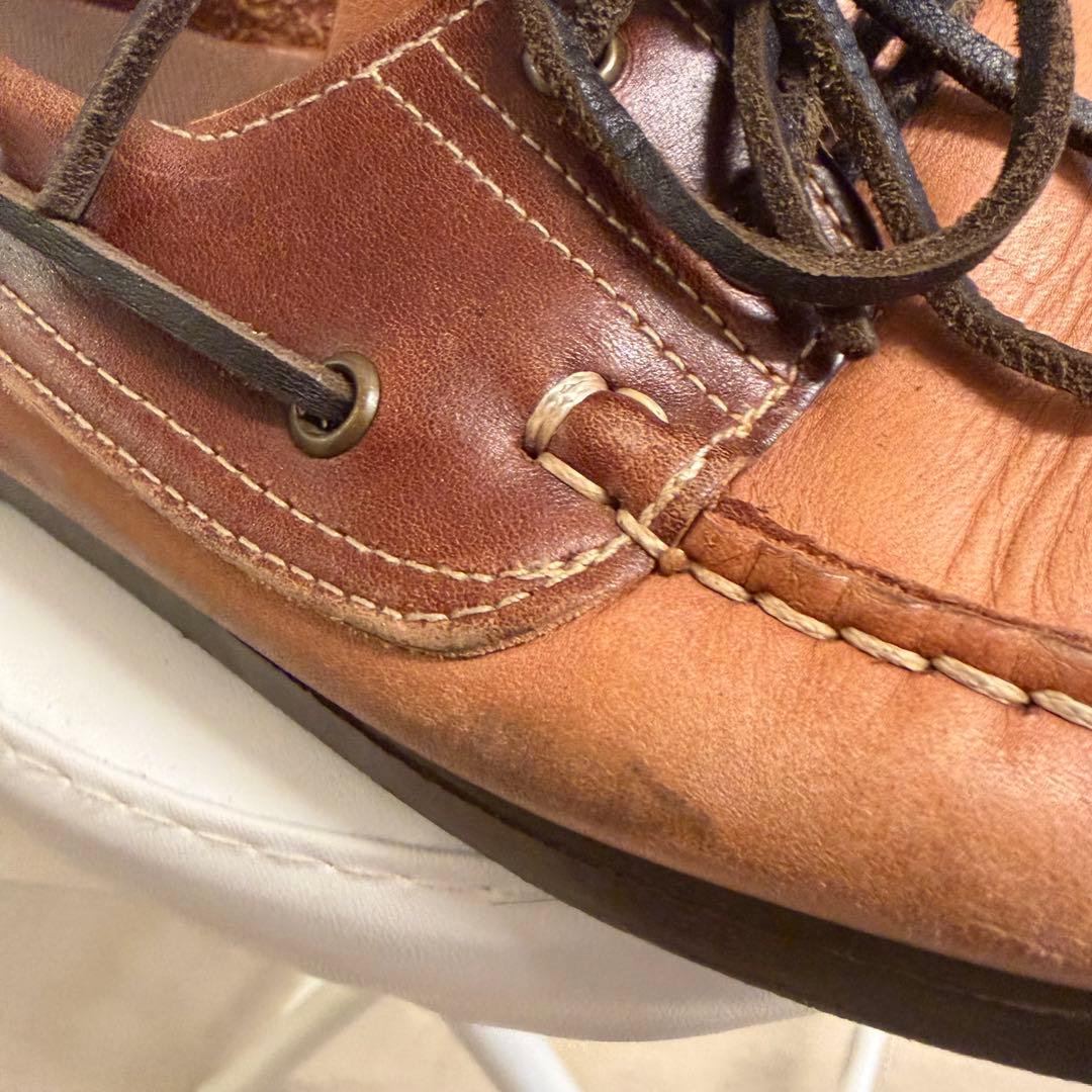 ま*つ様 Paraboot パラブーツ MARINE デッキシューズ ブラウン