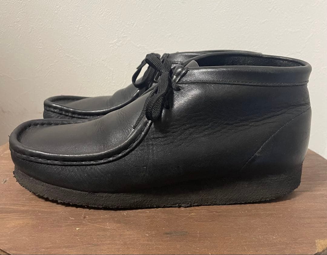 CLARKS クラークス ワラビー　レザーブラック
