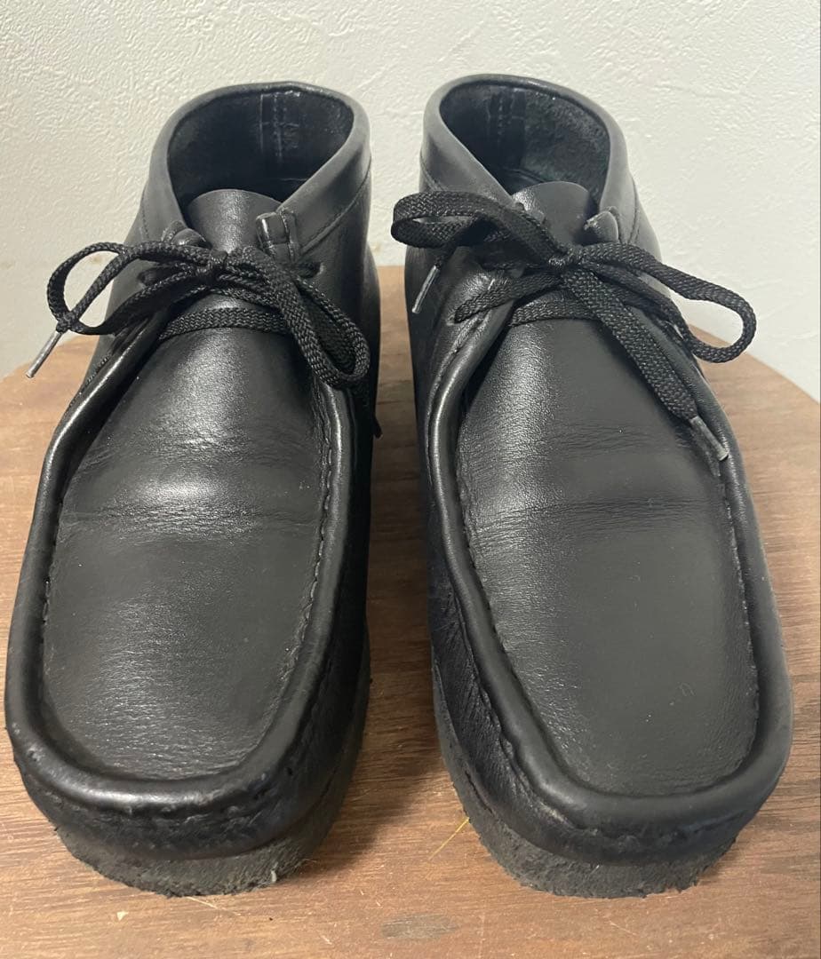 CLARKS クラークス ワラビー　レザーブラック