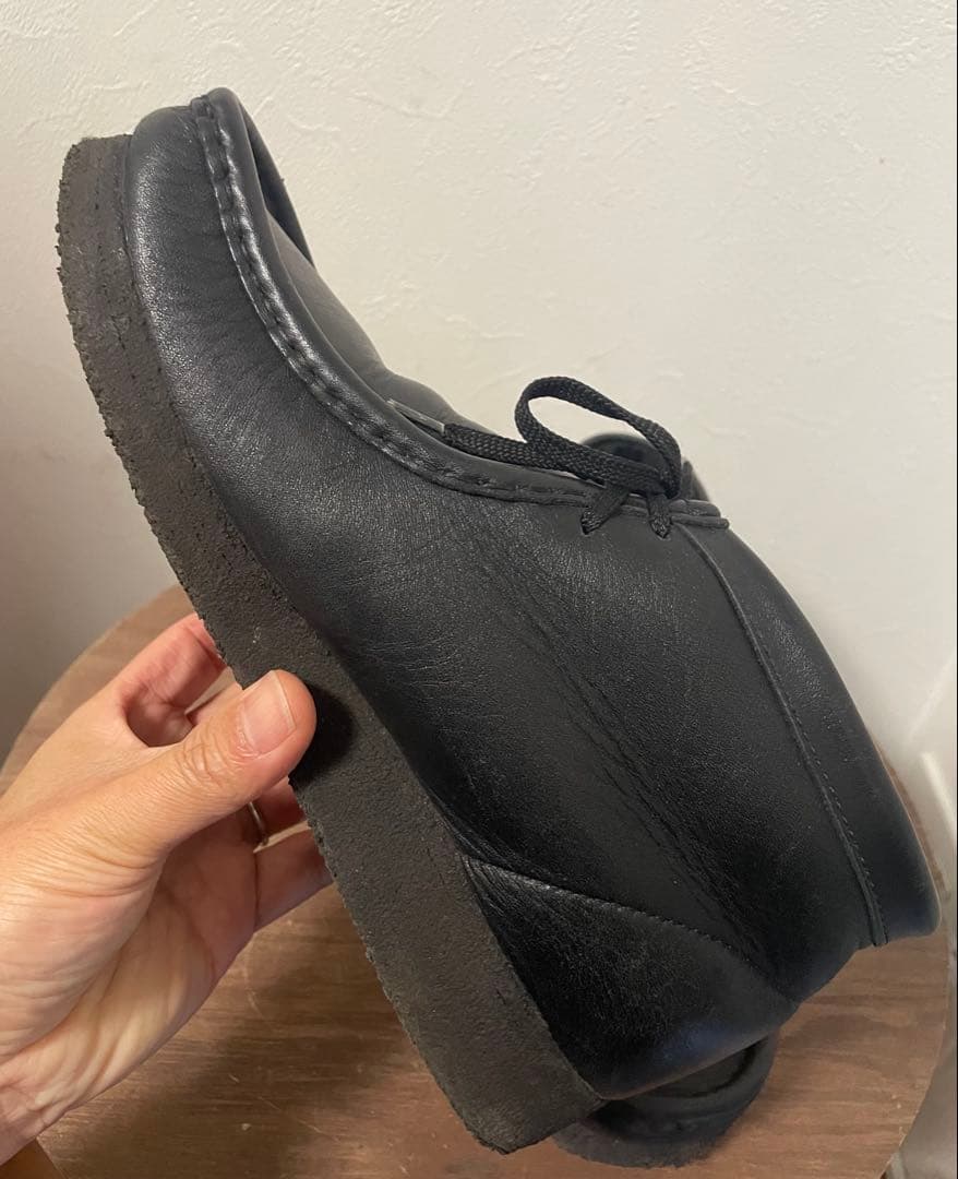 CLARKS クラークス ワラビー　レザーブラック