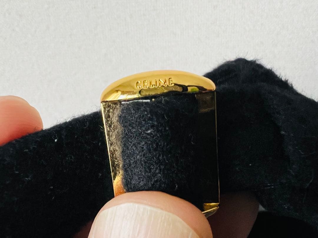 CELINE セリーヌ 黒 ベースボールキャップ Mサイズ