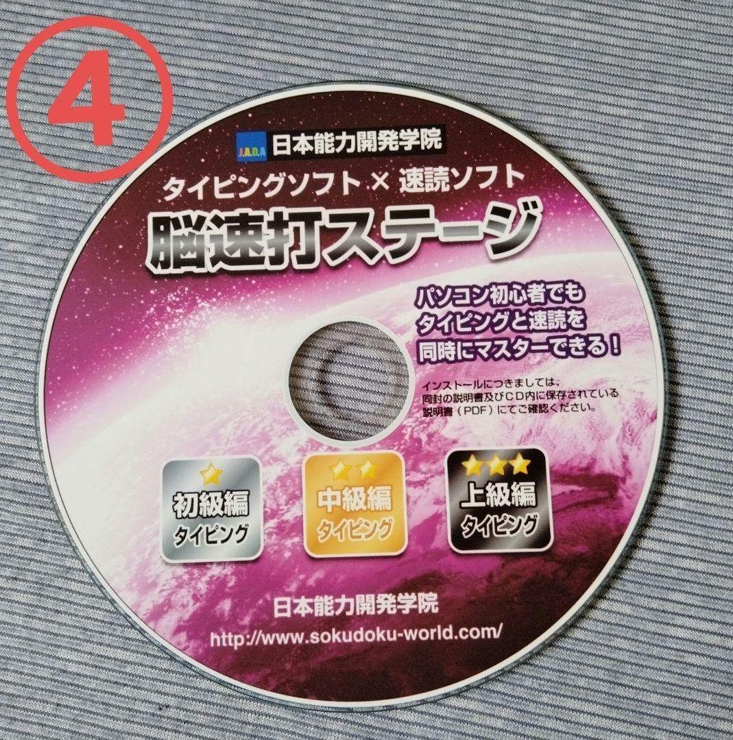速読術トレーニングソフト　日本能力開発学院　速読　頭脳王シリーズ　正規品