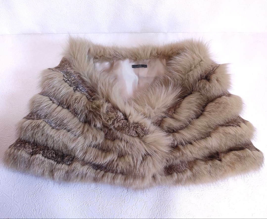 IENA　イエナ　リアルファー　ショール