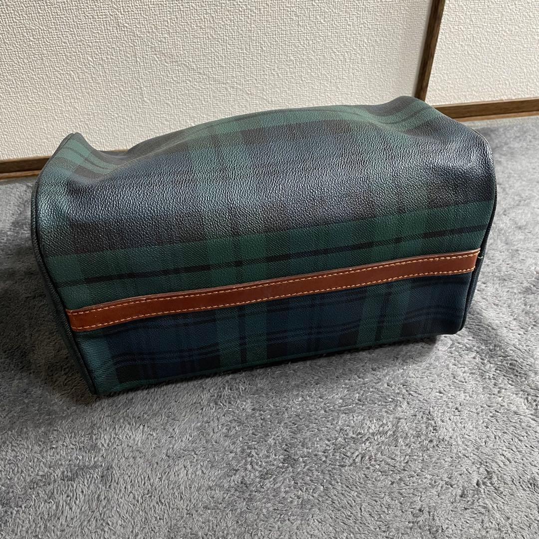 POLO Ralph Lauren ミニボストンバッグ　PVCレザー　レトロ