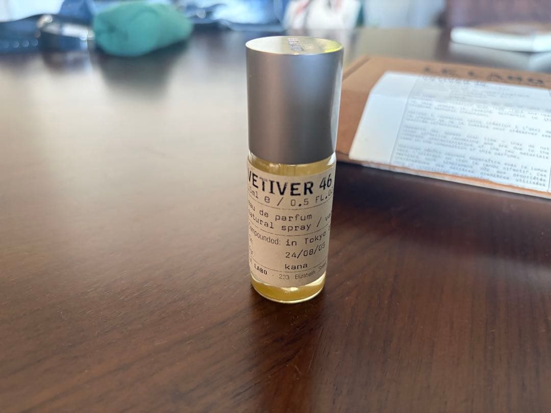 LE LABO VETIVER 46 15 ml 付属箱付き