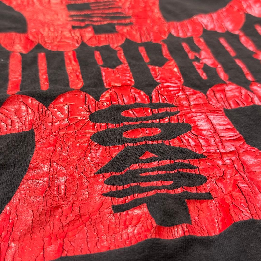 90s USA製 West Coast Choppers アイアンクロス L 黒