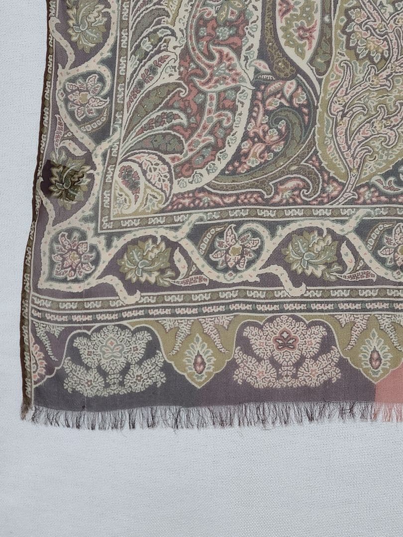 週末値下げ♪ETRO ペイズリー柄 シルク ストール　イタリア製