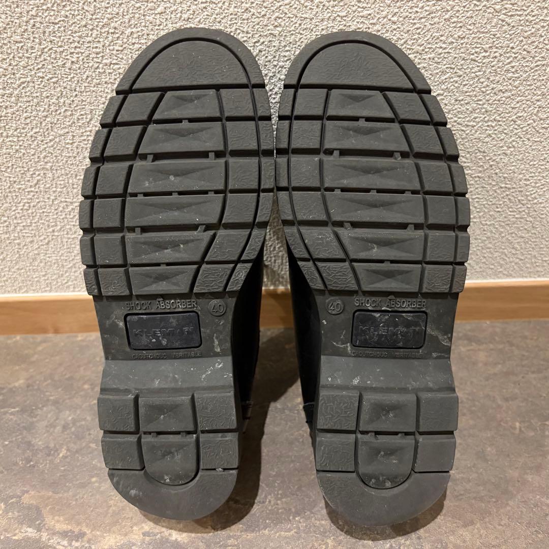 KLEMAN ブラック モカシン　40