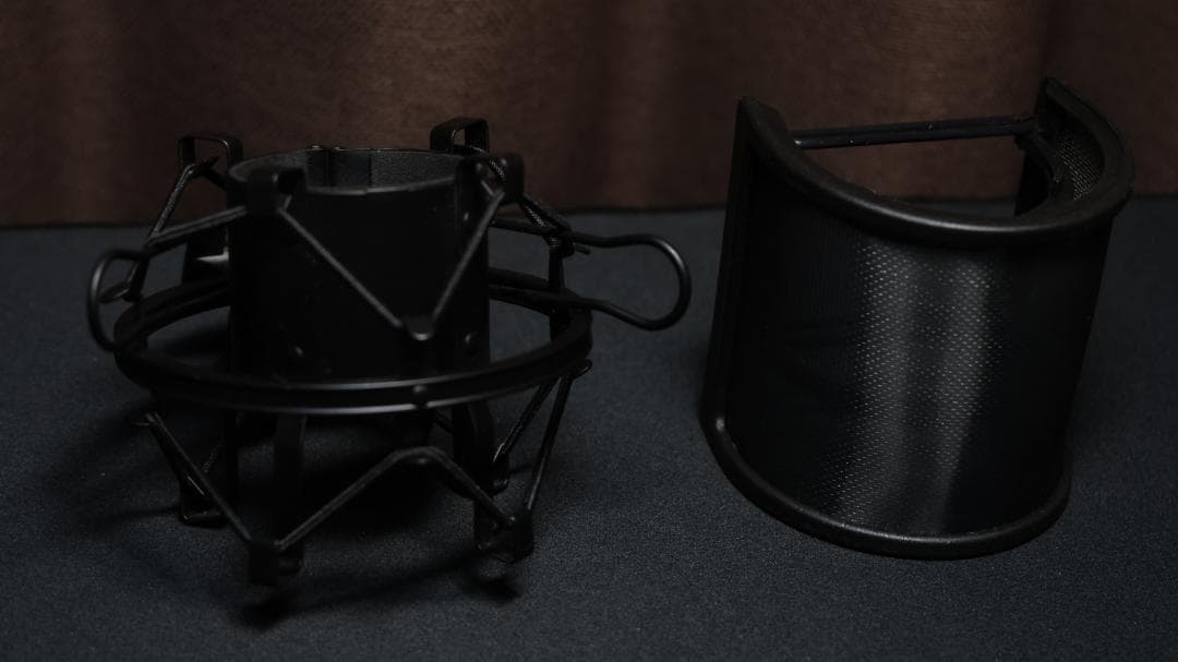 HyperX SoloCast コンデンサーマイク　＋　ポップガード2種等
