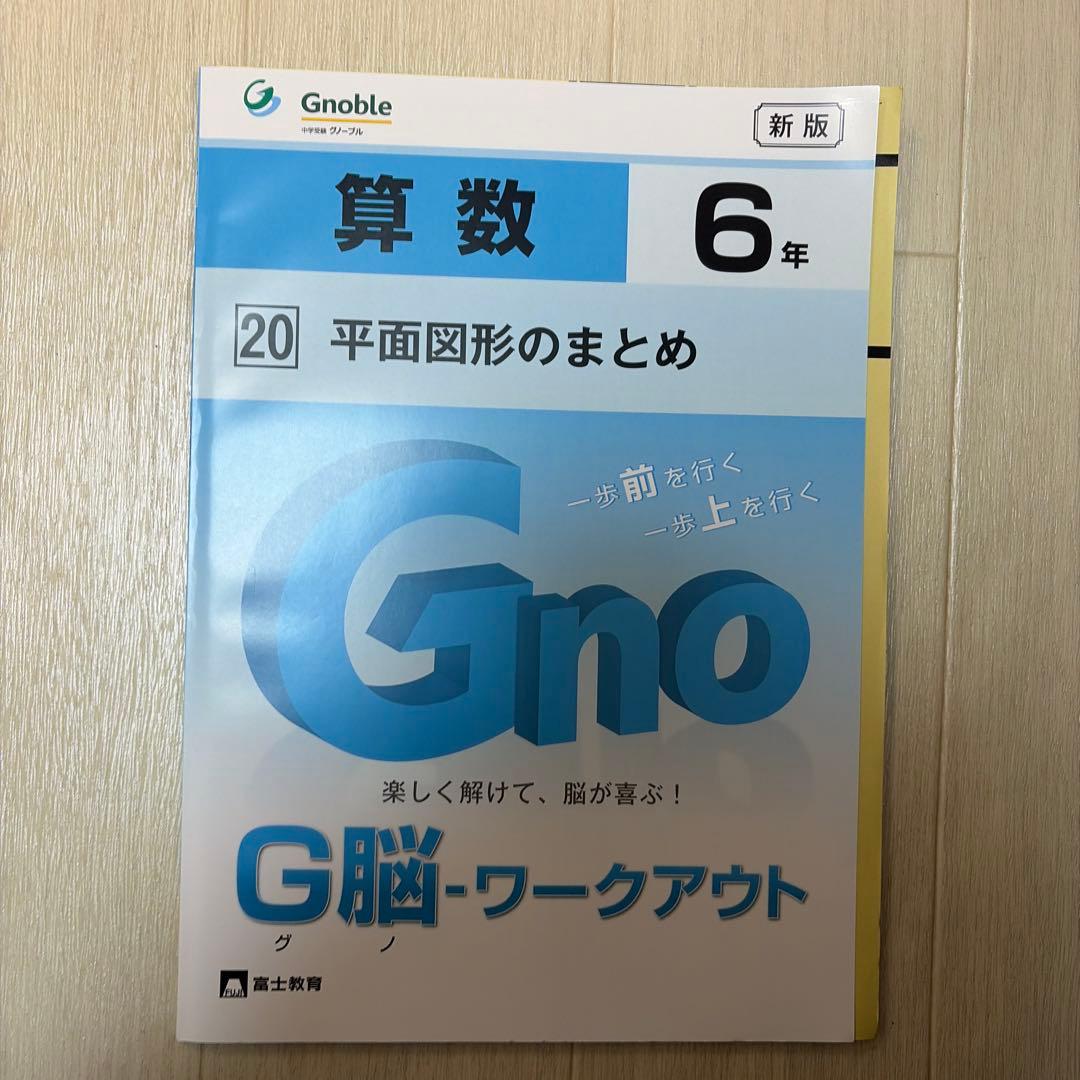 ［新品未使用］算数 G脳ワークアウト6年 全20巻冊Gnoble グノーブル