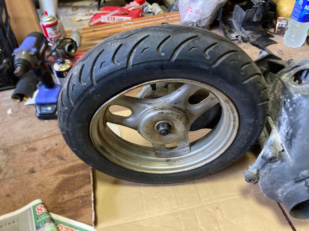 af18DIO 純正実働エンジン リアホイール付 格安出品
