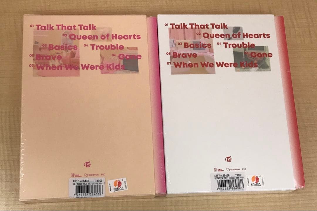 ❶ 未開封 TWICE Between1&2 アルバム 4種 まとめ売り