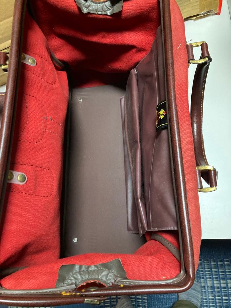 ビンテージ ポーター ダレスバッグ ボストンバッグ 吉田カバン レッドカラー