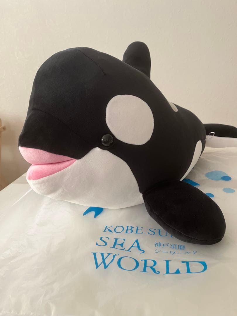 加*椿様 須磨シーワールド　オルカくじ　シャチ　1等　ぬいぐるみ