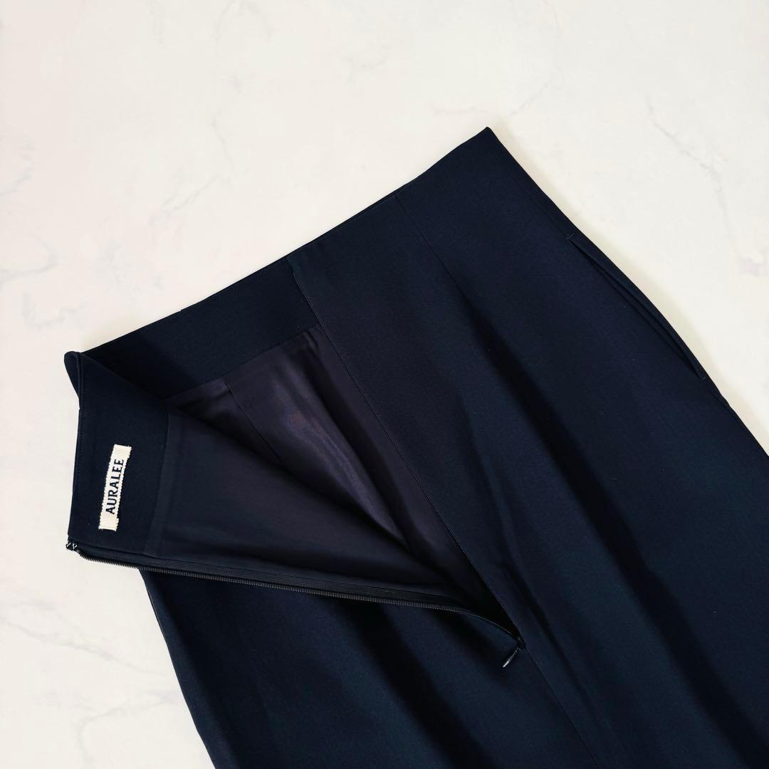 AURALEE美品✨HARD TWIST WOOL DOBBY SKIRT