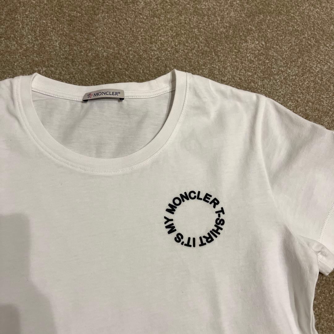 未使用⭐︎ モンクレール　MONCLER ホワイト Tシャツ 半袖　xs