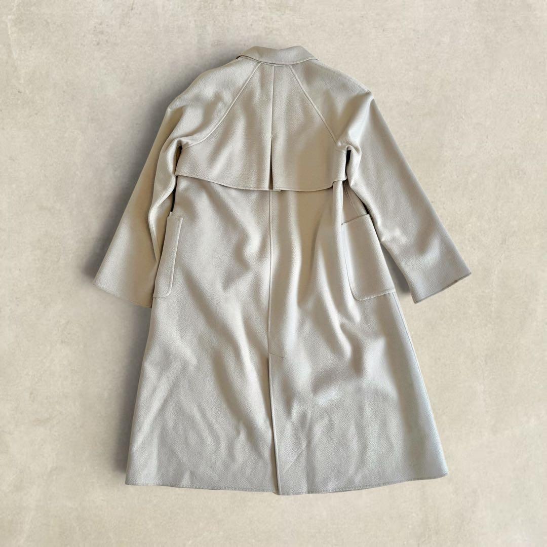 【超美品✨】SNIDELウロコカシミヤ ロングコート size0 ベージュ