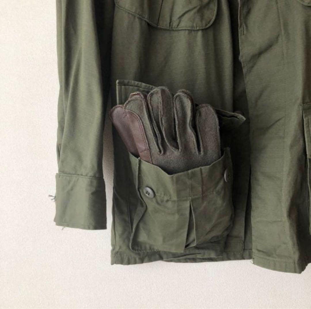 【デッドストック】70s フランス軍 レザーグラブ 手袋 ヴィンテージ