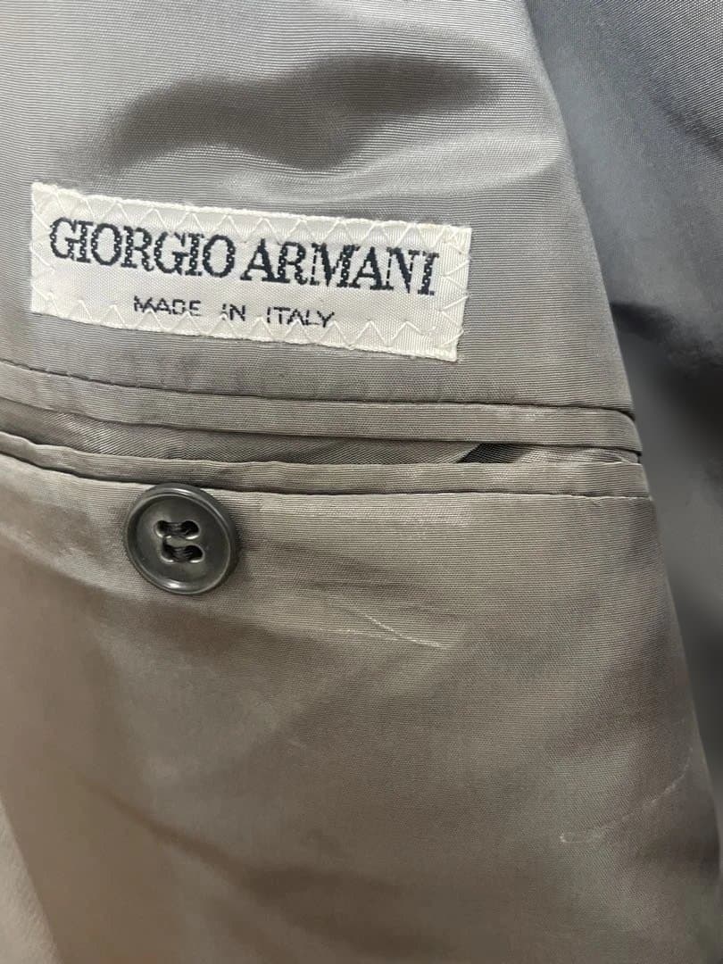 Giorgio Armani ストライプ ダブルブレストジャケット