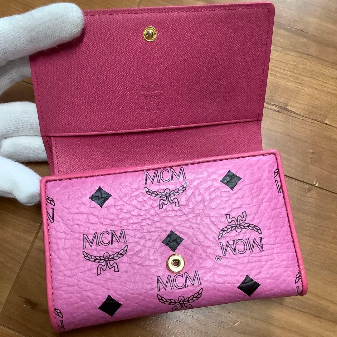 MCM 三つ折り財布　ヴィセトス　ロゴグラム　ラビット　コンパクトウォレット
