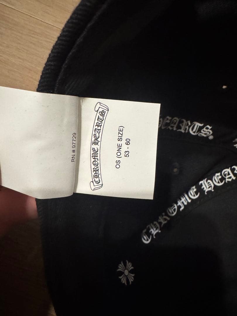 美品確実正規　CHROME HEARTS ベースボールキャップ　クロムハーツ