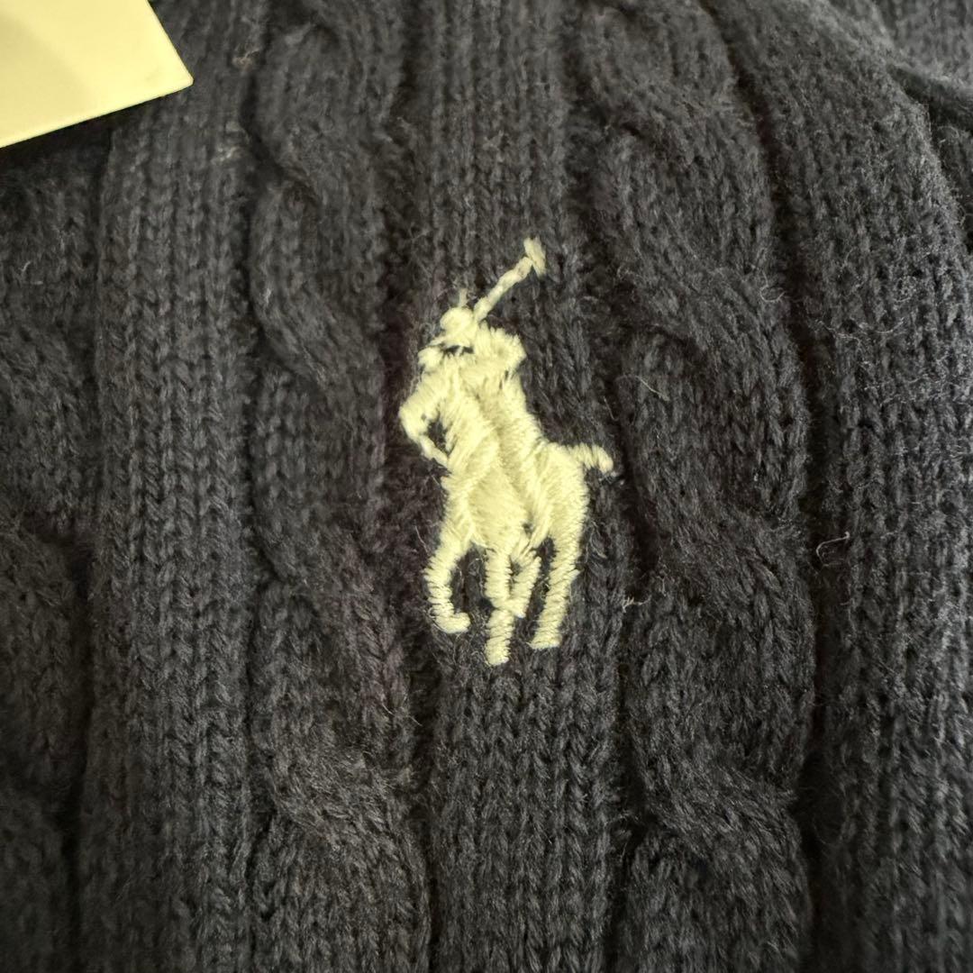 POLO RALPH LAUREN ケーブルニットカーディガン L(12-14)