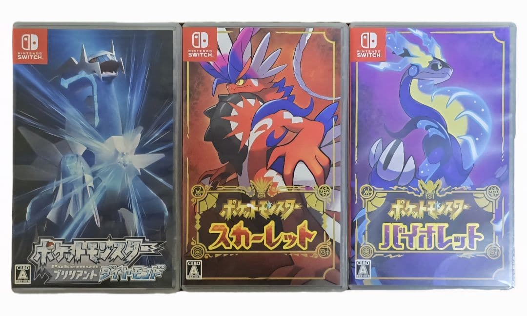 ポケモン Switchソフトまとめ売りバラ売り可 スカーレットバイオレットダイヤ
