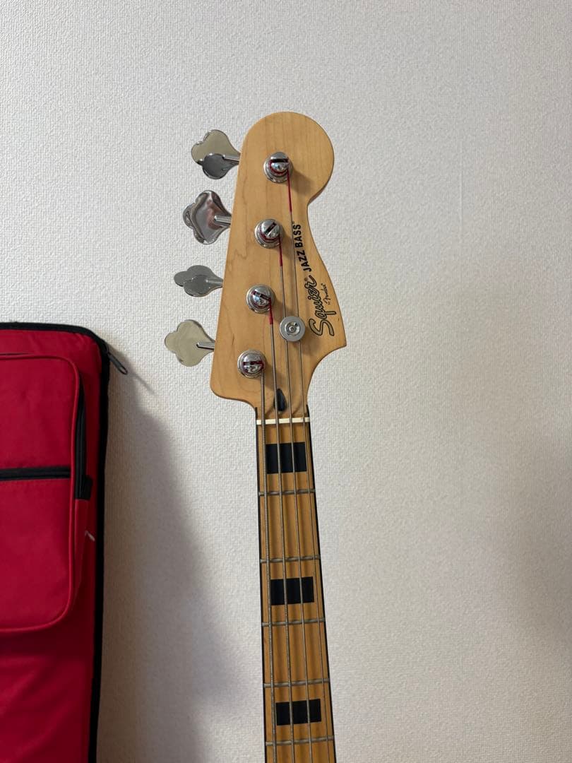 Squier Jazz Bass ナチュラル ケース付き