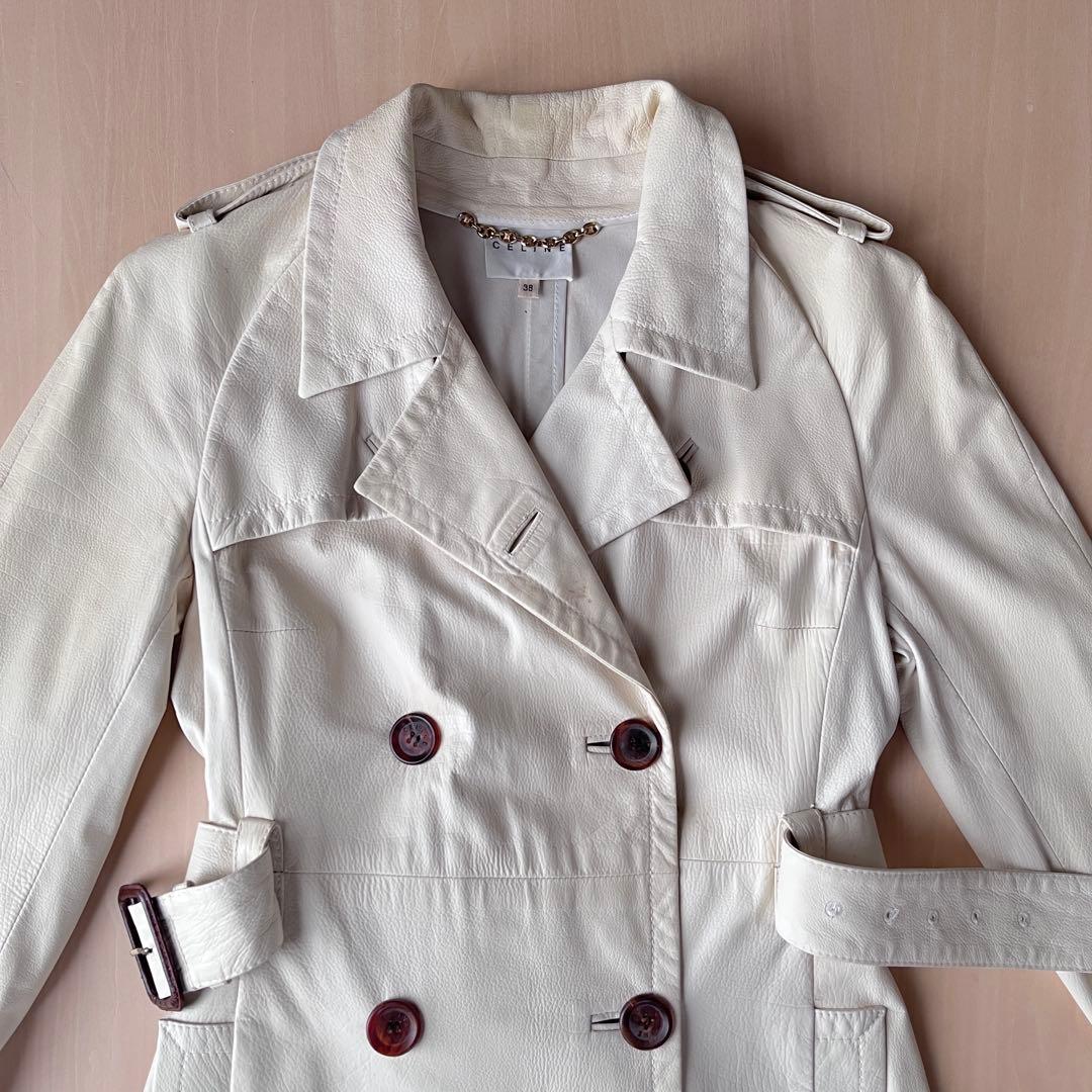 ジャケット・アウター CELINE/vintage leather coat