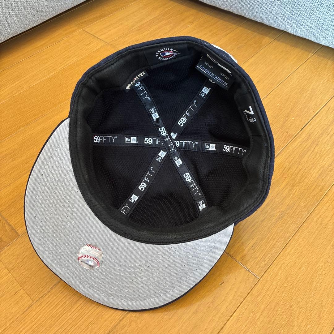 New Era 59FIFTY ネイビーキャップ 7 3/8 GORE -TEX