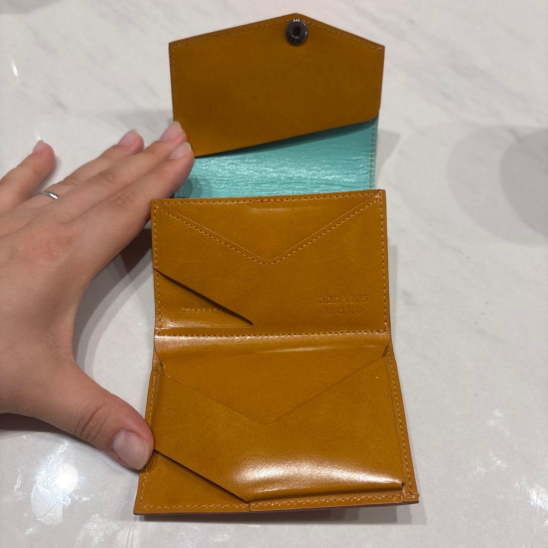 アブラサス　新作　イエロー　小さい財布