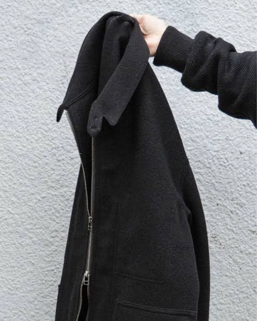 confect ウールカシミヤフリースジップアップブルゾン