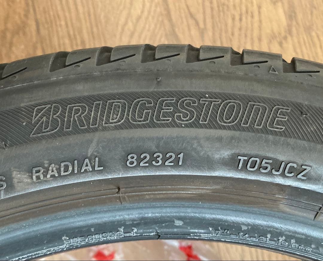 225/45R17 BRIDGESTONE TURANZA 2022年　2本