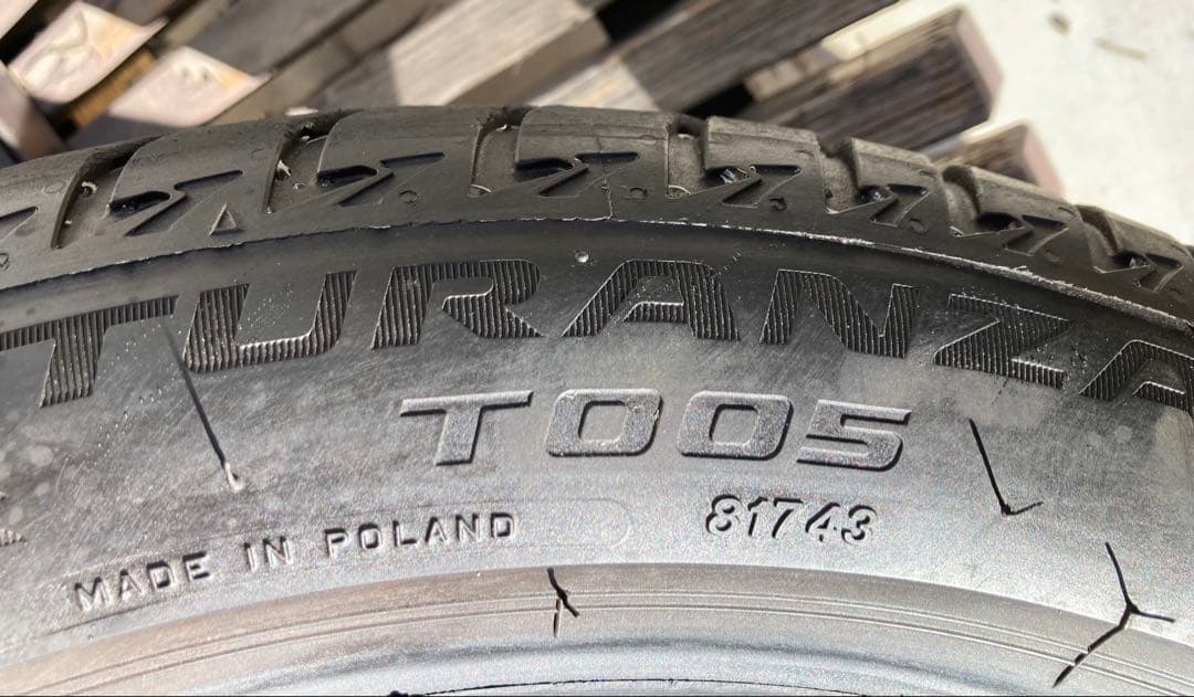 225/45R17 BRIDGESTONE TURANZA 2022年　2本