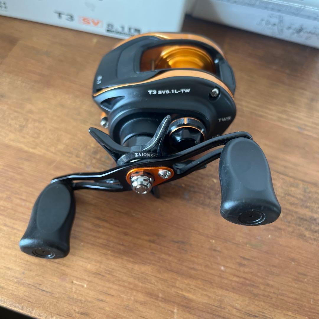 ダイワ　daiwa t3 sv 8.1 l-tw 左　美品　ベタつきなし