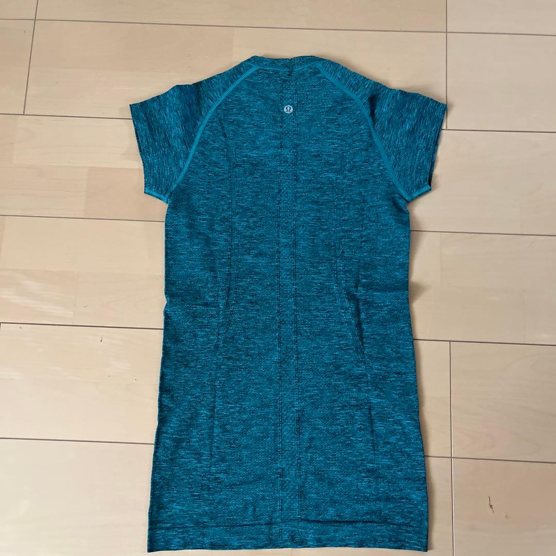 Lululemon フィットネス Tシャツ ターコイズ
