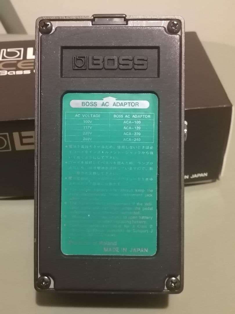 【日本製・箱付き・希少】BOSS Bass Chorus CE-2B