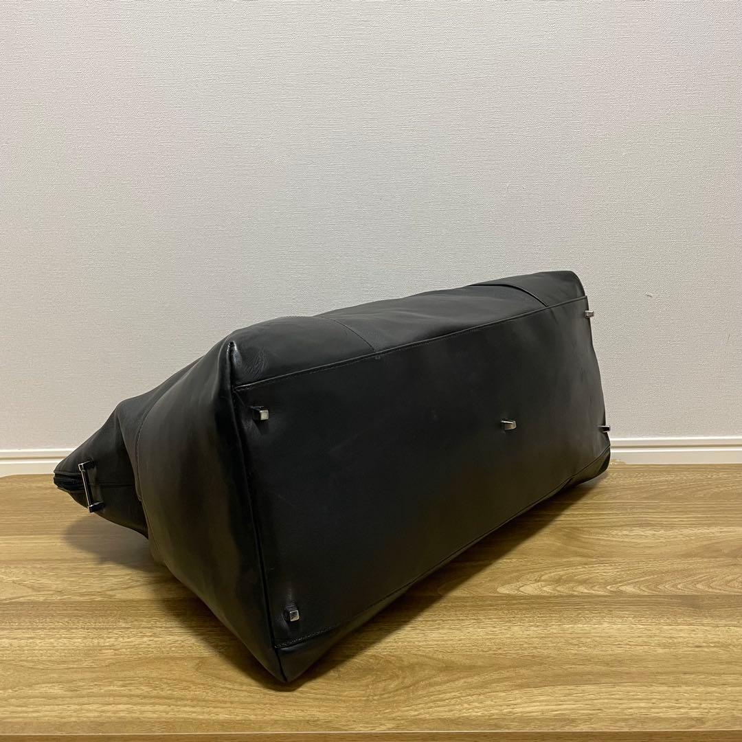 《美品》LOEWE（ロエベ）レザー ボストンバッグ ブラック 黒