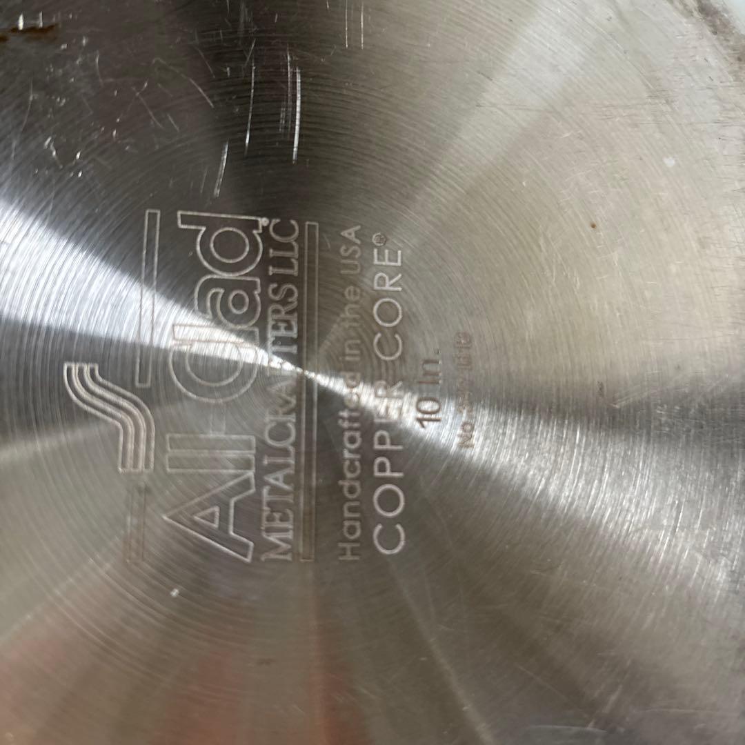 All-Clad ⭐️Copper Core ⭐️10インチフライパン⭐️蓋無⭐️IH可