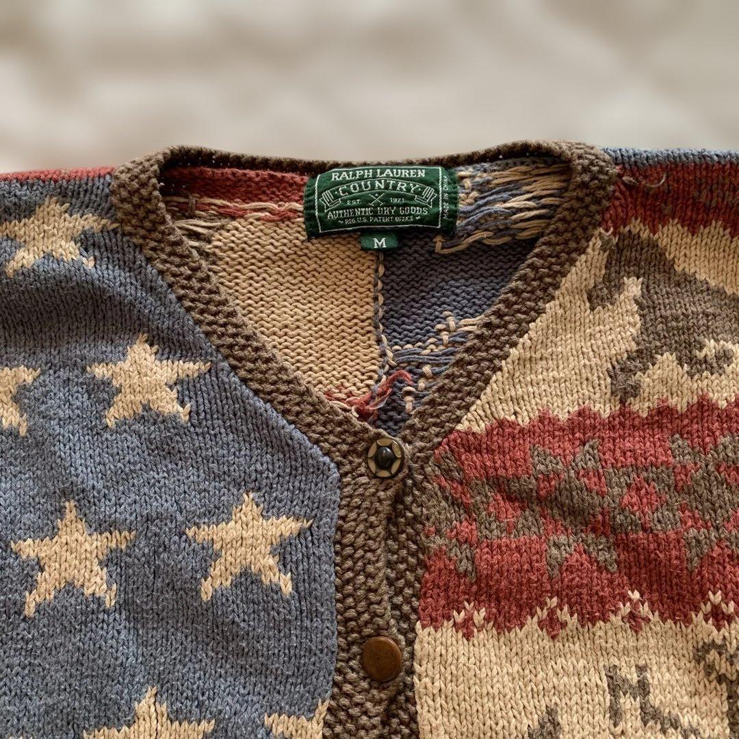 Ralph Lauren Country ニットカーディガン M