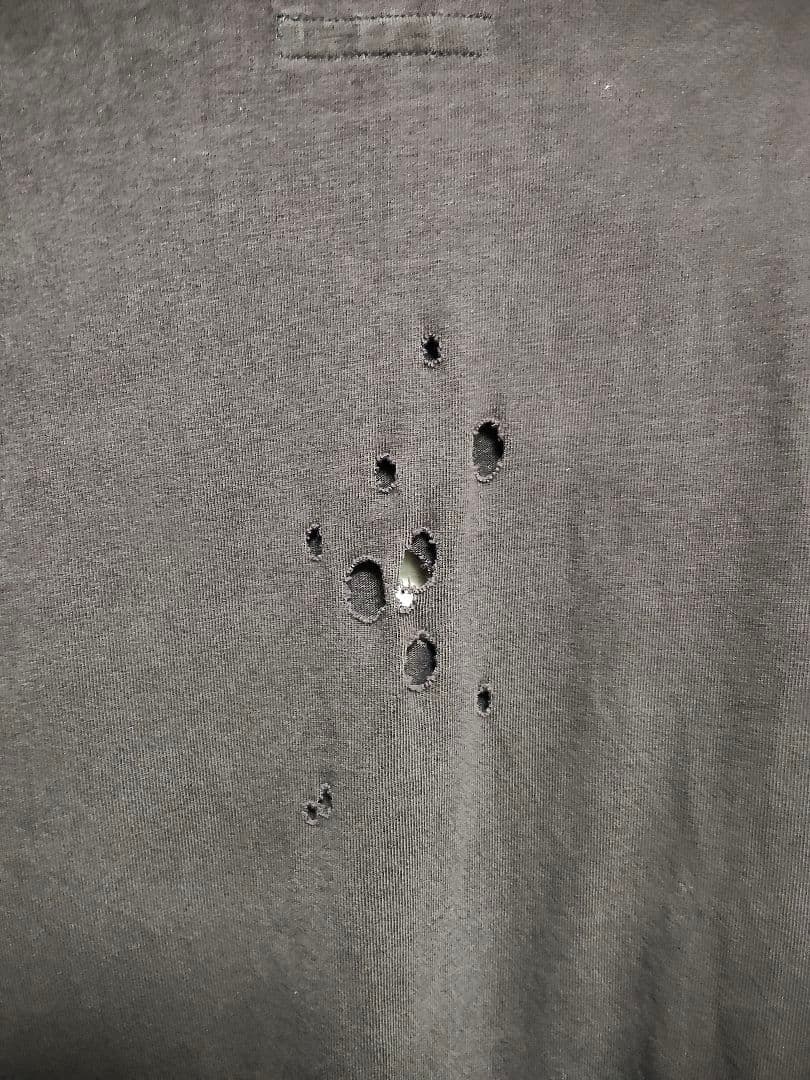 NUMBER (N)INE エンブレム Tシャツ 穴空き サイズ2