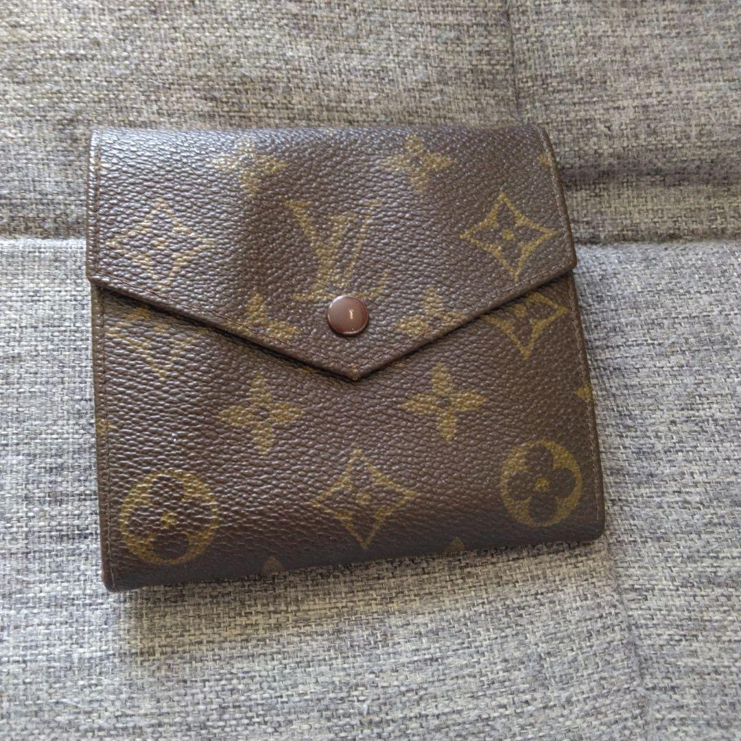 ♡*↓様 Louis Vuitton モノグラム 三つ折り財布 Wホック財布①