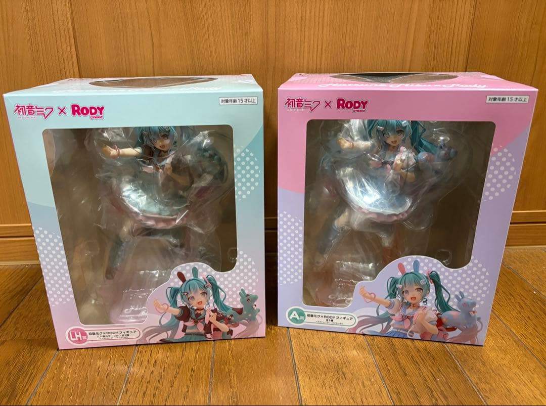 タイトーくじ 初音ミク×RODY　LH賞とA賞　 フィギュア2体セット