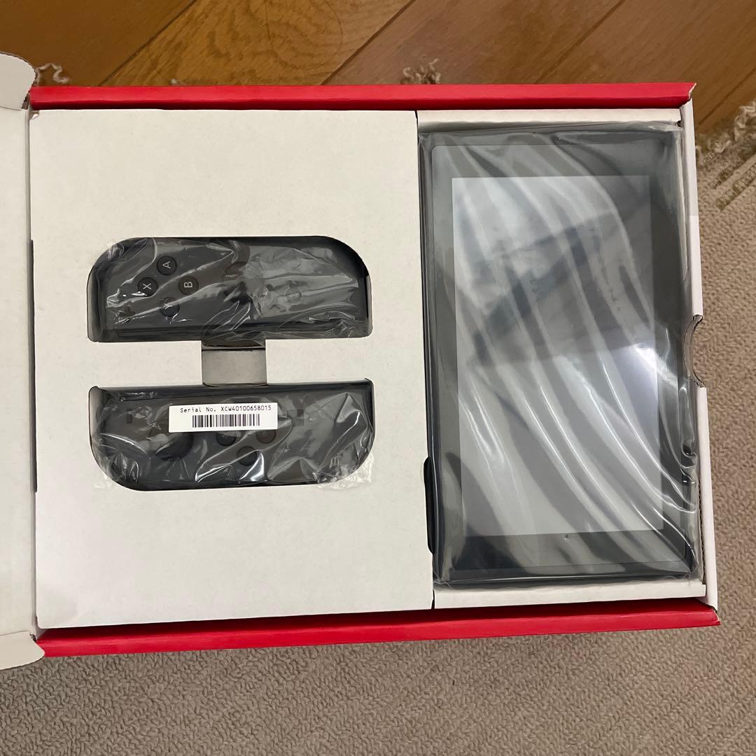 【ともくん】Nintendo Switch グレー【バッテリー強化版】