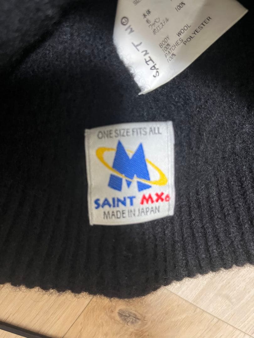 SAINT Mxxxxxx セントマイケル　黒ビーニー