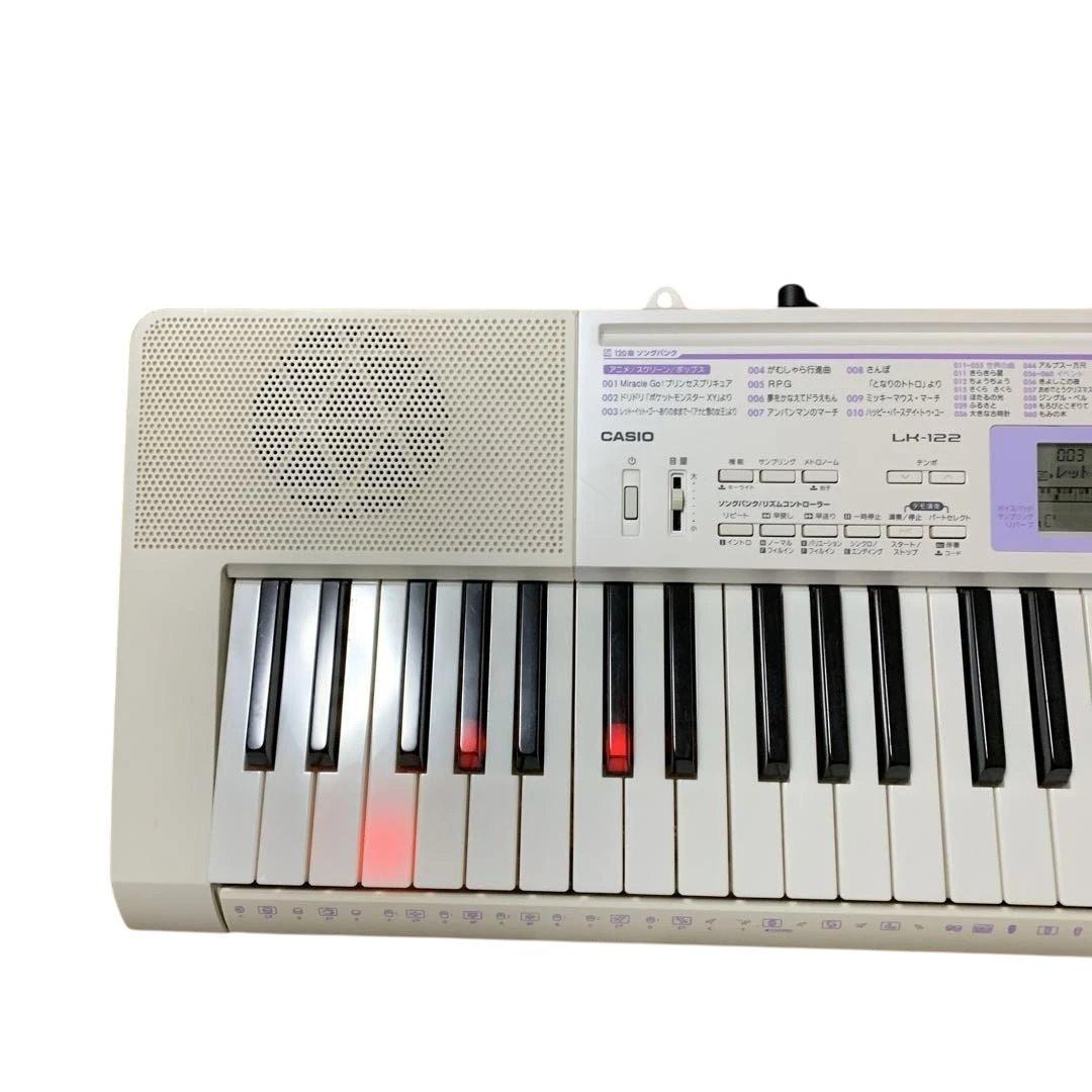 CASIO 光ナビゲーションキーボード LK-122 電子ピアノ