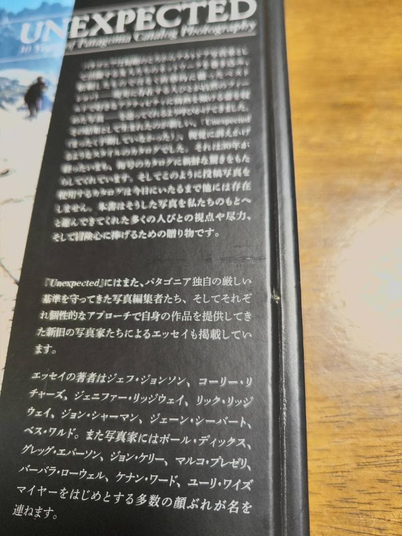 Patagonia UNEXPECTED 写真集